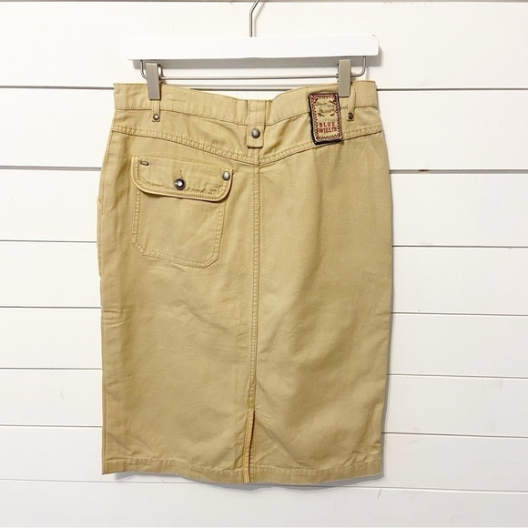 Blue Willis | Khaki Knee Length Skirt Size 40 - Picture 2 of 11